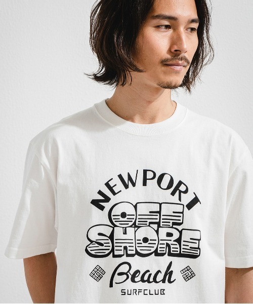 OFFSHORE(オフショア)の「OS HANDWRITING TEE/手書きグラフィック ティーシャツ(Tシャツ/カットソー・メンズ・ホワイト/チャコールグレー・XL/L/M/S)」の7枚目の写真