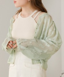 Bab | シアーフラワージャガードブラウス(シャツ/ブラウス)