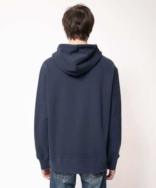 Nudie Jeans（ヌーディージーンズ）の「終了 Franke / Logo Hoodie フーディ（パーカー・メンズ・ネイビー・LARGE/X-SMALL/SMALL/MEDIUM）」の6枚目の写真