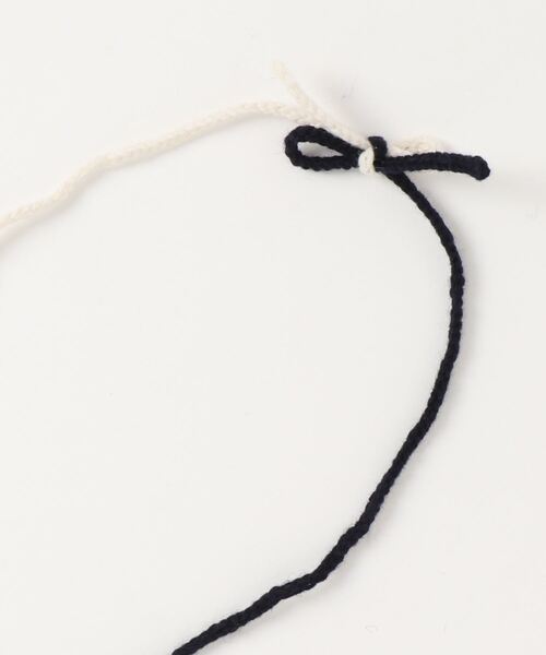 Plantation（プランテーション）の「クロシェフラワーアクセ / ネックレス / (O)（ネックレス・レディース・オフホワイト/ブラック・FREE）」の3枚目の写真