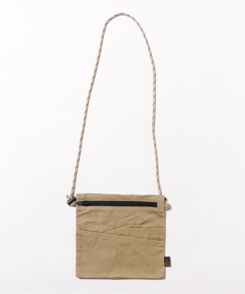 SUBLIME(サブライム)の「【SUBLIME / サブライム】パラフィン加工 サコッシュ キャンプ アウトドア ユニセックス(ショルダーバッグ・メンズ・ブラック/ベージュ/マスタード・FREE)」の20枚目の写真