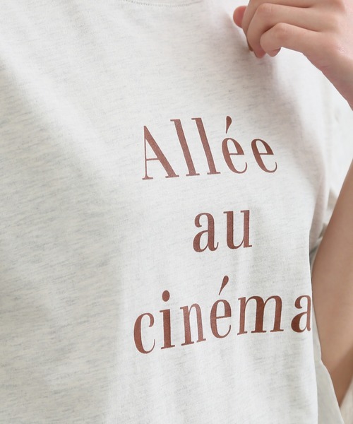 Honeys(ハニーズ)の「ロゴプリントTシャツ(Tシャツ/カットソー・レディース・オートミール/ブルー/ネイビー/ブラック/ホワイト・L/LL/S/M)」の20枚目の写真