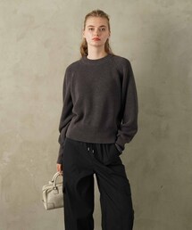 ◆ラグランスリーブチャンキーニット