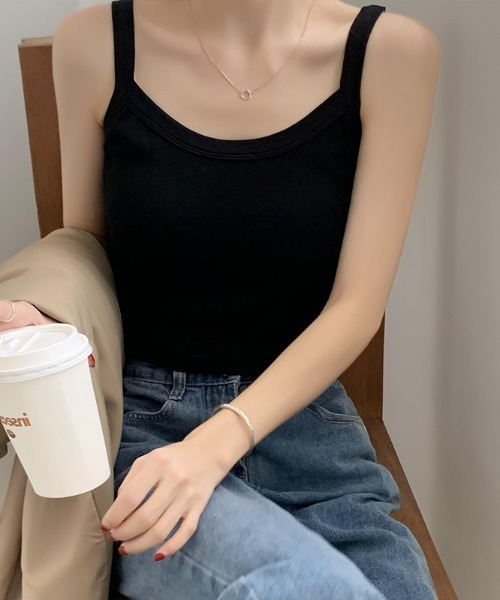 PIN(ピン)の「パット付きタンク(タンクトップ)」 WEAR