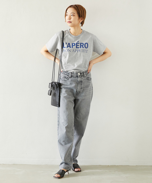 VERMEIL par iena（ヴェルメイユパーイエナ）の「【NEEDBY/二―ドバイ】HERITAGE 80's tony（デニムパンツ・レディース・ネイビー/チャコールグレー・28/27/26）」の17枚目の写真