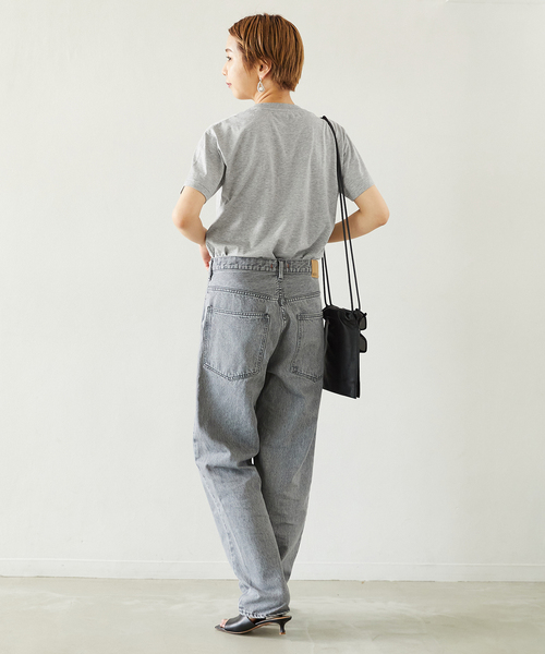 VERMEIL par iena（ヴェルメイユパーイエナ）の「【NEEDBY/二―ドバイ】HERITAGE 80's tony（デニムパンツ・レディース・ネイビー/チャコールグレー・28/27/26）」の18枚目の写真