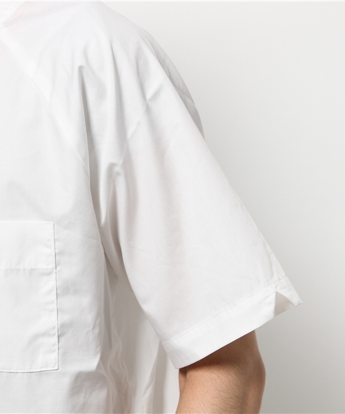 RAGEBLUE(レイジブルー)の「プルオーバーZIPシャツ半袖/564682(シャツ/ブラウス・メンズ・ライトブルー/ホワイト/グレー/ネイビー/オフホワイト・MEDIUM/LARGE)」の7枚目の写真