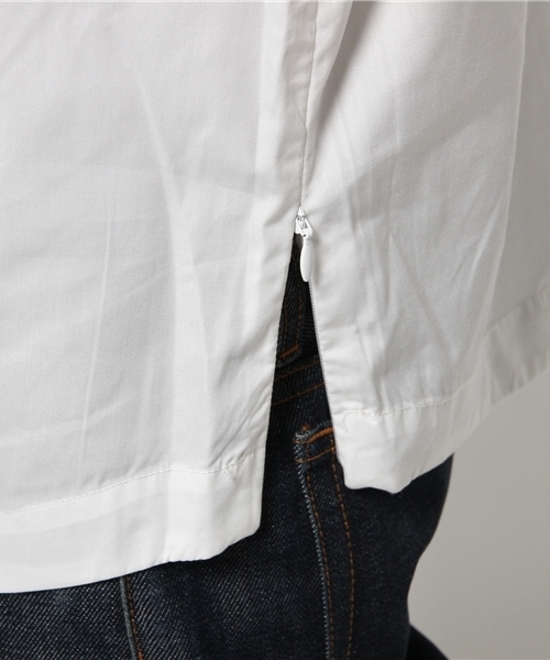 RAGEBLUE(レイジブルー)の「プルオーバーZIPシャツ半袖/564682(シャツ/ブラウス・メンズ・ライトブルー/ホワイト/グレー/ネイビー/オフホワイト・MEDIUM/LARGE)」の9枚目の写真