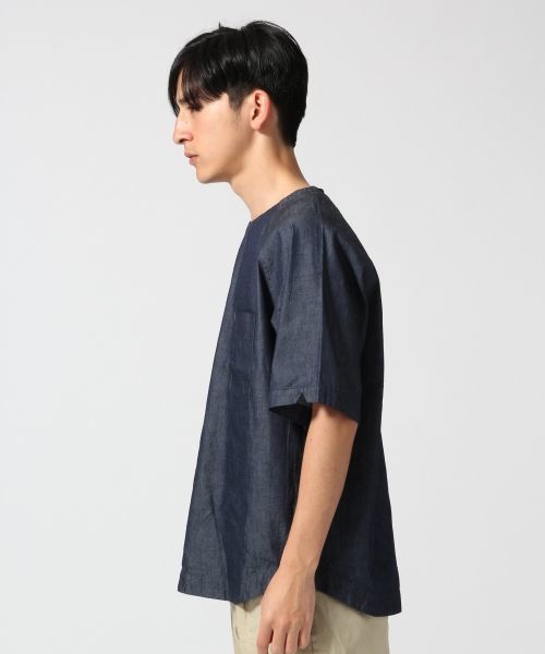 RAGEBLUE(レイジブルー)の「プルオーバーZIPシャツ半袖/564682(シャツ/ブラウス・メンズ・ライトブルー/ホワイト/グレー/ネイビー/オフホワイト・MEDIUM/LARGE)」の15枚目の写真