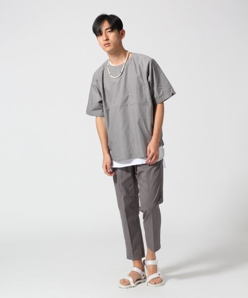 RAGEBLUE(レイジブルー)の「プルオーバーZIPシャツ半袖/564682(シャツ/ブラウス・メンズ・ライトブルー/ホワイト/グレー/ネイビー/オフホワイト・MEDIUM/LARGE)」の18枚目の写真