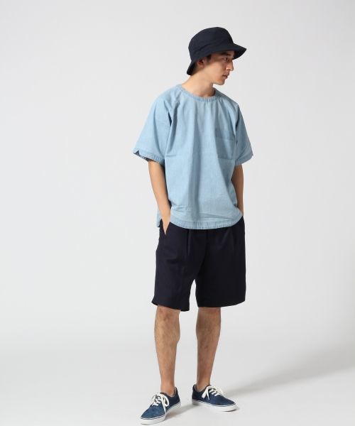 RAGEBLUE(レイジブルー)の「プルオーバーZIPシャツ半袖/564682(シャツ/ブラウス・メンズ・ライトブルー/ホワイト/グレー/ネイビー/オフホワイト・MEDIUM/LARGE)」の19枚目の写真