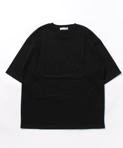 STYLEBLOCK(スタイルブロック)の「冷感加工天竺ポケット付BIGTシャツ(Tシャツ/カットソー・メンズ・ブラック/イエロー/チャコール/グリーン/グレー系その他/オレンジ/ブルー系その他/ホワイト・M/L/LL)」の11枚目の写真