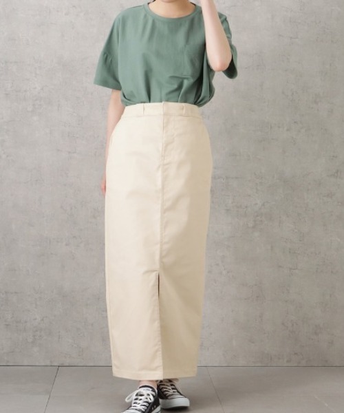 Dickies（ディッキーズ）の「Dickies ディッキーズ サスペンダー付きタイトスカート（スカート・レディース・ライトブラウン/ブラック/ネイビー/アイボリー・L/M）」の17枚目の写真