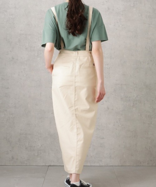 Dickies（ディッキーズ）の「Dickies ディッキーズ サスペンダー付きタイトスカート（スカート・レディース・ライトブラウン/ブラック/ネイビー/アイボリー・L/M）」の19枚目の写真