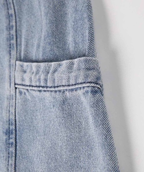 NANEA(ナネア)の「オールインワン デニムショートパンツ ロンパース(サロペット/オーバーオール・レディース・インディゴブルー・SMALL/MEDIUM)」の11枚目の写真