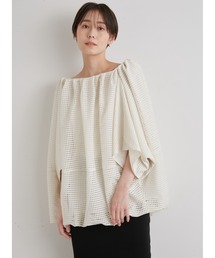 【emmi atelier】コットンバルーンオフショルブラウス