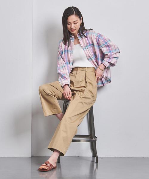 【未使用】ユナイテッドアローズ　ワイドチノM UNITED ARROWS（ユナイテッドアローズ）の「チノ タック ワイド