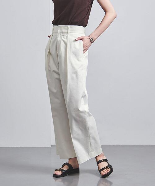【未使用】ユナイテッドアローズ　ワイドチノM UNITED ARROWS（ユナイテッドアローズ）の「チノ タック ワイド