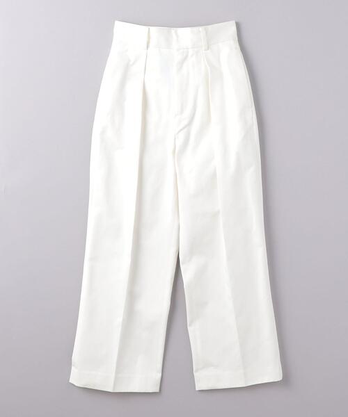 【未使用】ユナイテッドアローズ　ワイドチノM UNITED ARROWS チノパン 「ZOZO限定」TCツイル 1プリーツ ワイド