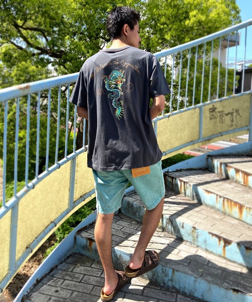 RVCA（ルーカ）の「RVCA/ルーカ ドラゴン オーバーサイズ バックプリントTシャツ/半袖Tシャツ BD041-280（Tシャツ/カットソー・メンズ・ブラック/ホワイト・M/XL/L/S）」の18枚目の写真