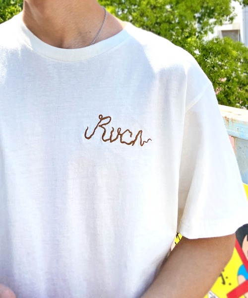 RVCA（ルーカ）の「RVCA/ルーカ ドラゴン オーバーサイズ バックプリントTシャツ/半袖Tシャツ BD041-280（Tシャツ/カットソー・メンズ・ブラック/ホワイト・M/XL/L/S）」の11枚目の写真