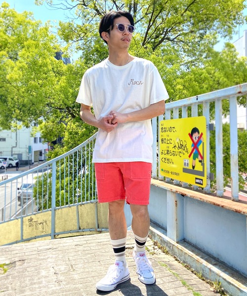 RVCA（ルーカ）の「RVCA/ルーカ ドラゴン オーバーサイズ バックプリントTシャツ/半袖Tシャツ BD041-280（Tシャツ/カットソー・メンズ・ブラック/ホワイト・M/XL/L/S）」の3枚目の写真