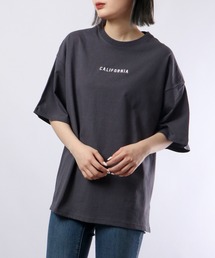 spiritoso カルフォルニア バックプリントTシャツ 半袖