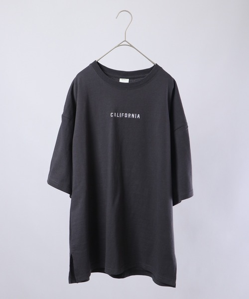 spiritoso（スピリトーゾ）の「spiritoso カルフォルニア バックプリントTシャツ  半袖（Tシャツ/カットソー・レディース・サックスブルー/スミクロ/ラベンダー/ホワイト・F）」の11枚目の写真