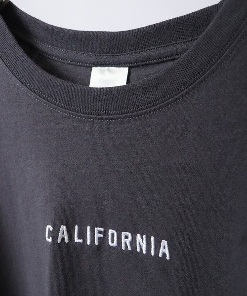 spiritoso（スピリトーゾ）の「spiritoso カルフォルニア バックプリントTシャツ  半袖（Tシャツ/カットソー・レディース・サックスブルー/スミクロ/ラベンダー/ホワイト・F）」の13枚目の写真