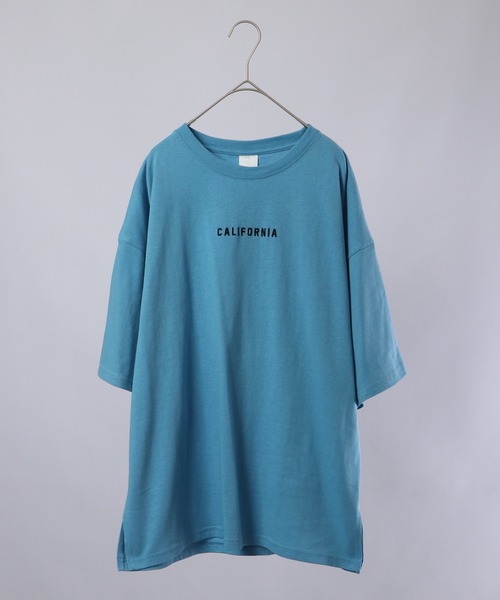 spiritoso（スピリトーゾ）の「spiritoso カルフォルニア バックプリントTシャツ  半袖（Tシャツ/カットソー・レディース・サックスブルー/スミクロ/ラベンダー/ホワイト・F）」の19枚目の写真
