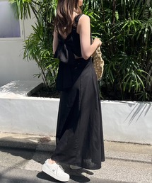 one after another NICE CLAUP | バックリボン/フレアジャンスカ(ワンピース)