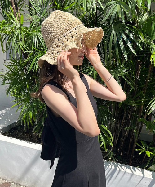 one after another NICE CLAUP(ワンアフターアナザーナイスクラップ)の「バックリボン/フレアジャンスカ(ワンピース・レディース・ブラック/オフホワイト/ピンク/ラベンダー・FREE)」の5枚目の写真