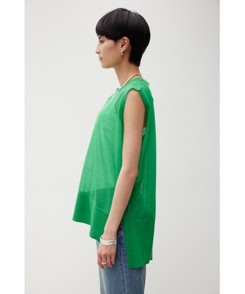 crie conforto（クリーコンフォルト）の「配色ラインシアーニットプルオーバー（ニット/セーター・レディース・ネイビー/グリーン/杢グレー・FREE）」の15枚目の写真