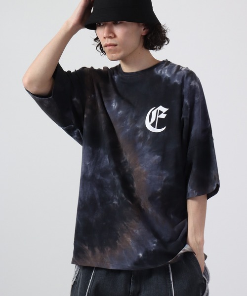 RE730（アールイーセブンサーティー）の「RE730 タイダイ染めドルマン半袖Tシャツ（Tシャツ/カットソー・メンズ・ブラック/ブルー/グリーン・L/XL/M）」の5枚目の写真