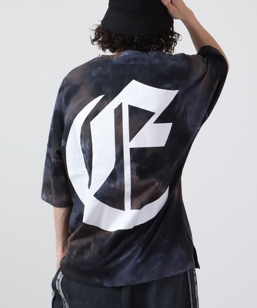 RE730（アールイーセブンサーティー）の「RE730 タイダイ染めドルマン半袖Tシャツ（Tシャツ/カットソー・メンズ・ブラック/ブルー/グリーン・L/XL/M）」の8枚目の写真