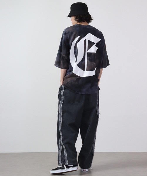 RE730（アールイーセブンサーティー）の「RE730 タイダイ染めドルマン半袖Tシャツ（Tシャツ/カットソー・メンズ・ブラック/ブルー/グリーン・L/XL/M）」の10枚目の写真