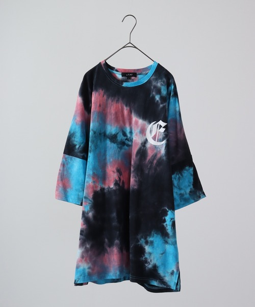 RE730（アールイーセブンサーティー）の「RE730 タイダイ染めドルマン半袖Tシャツ（Tシャツ/カットソー・メンズ・ブラック/ブルー/グリーン・L/XL/M）」の19枚目の写真