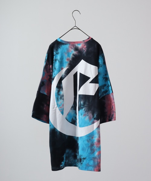 RE730（アールイーセブンサーティー）の「RE730 タイダイ染めドルマン半袖Tシャツ（Tシャツ/カットソー・メンズ・ブラック/ブルー/グリーン・L/XL/M）」の18枚目の写真