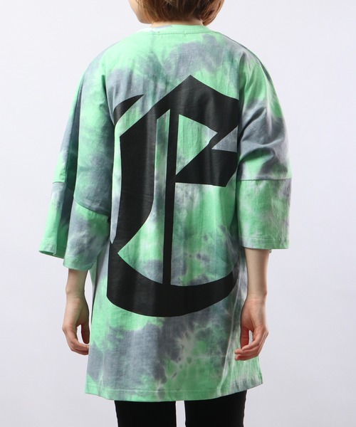 RE730（アールイーセブンサーティー）の「RE730 タイダイ染めドルマン半袖Tシャツ（Tシャツ/カットソー・メンズ・ブラック/ブルー/グリーン・L/XL/M）」の22枚目の写真