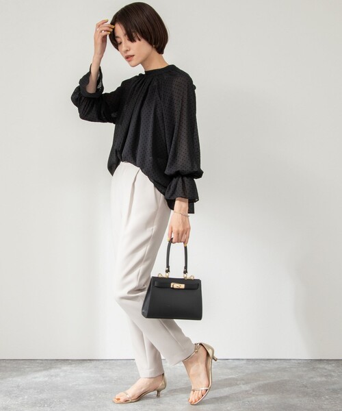 NOLLEY’S（ノーリーズ）の「【AULENTTI/ オーレンティ】2way CLASSIC ショルダーバッグ（ショルダーバッグ・レディース・キャメル/ブラック・FREE）」の9枚目の写真