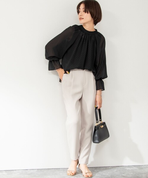 NOLLEY’S（ノーリーズ）の「【AULENTTI/ オーレンティ】2way CLASSIC ショルダーバッグ（ショルダーバッグ・レディース・キャメル/ブラック・FREE）」の10枚目の写真