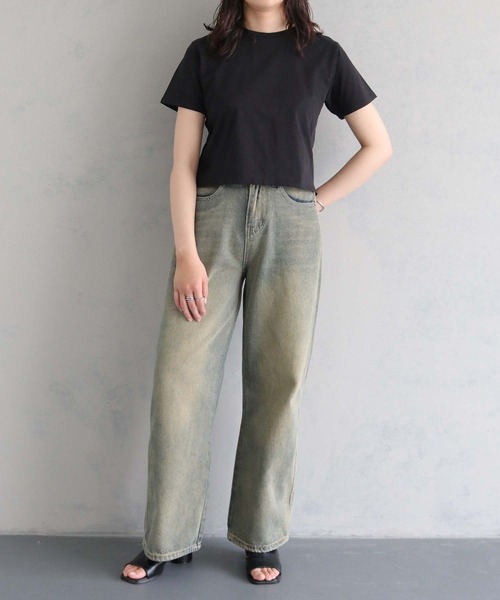 cheriella（シェリエラ）の「【cheriella】WEB限定バックストリングTシャツ（Tシャツ/カットソー・レディース・ブラック/ホワイト・M）」の17枚目の写真