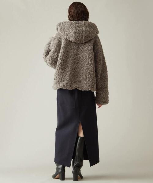 jakke（ジャッキー）の「jakke/J2313 DAPHNE COAT（ブルゾン・レディース・グレー/ライトベージュ・S）」の13枚目の写真