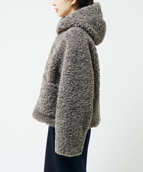 jakke（ジャッキー）の「jakke/J2313 DAPHNE COAT（ブルゾン・レディース・グレー/ライトベージュ・S）」の15枚目の写真