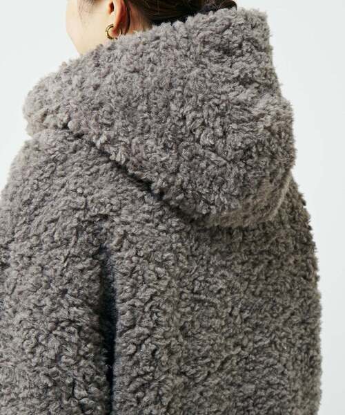 jakke（ジャッキー）の「jakke/J2313 DAPHNE COAT（ブルゾン・レディース・グレー/ライトベージュ・S）」の18枚目の写真