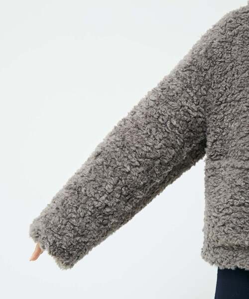 jakke（ジャッキー）の「jakke/J2313 DAPHNE COAT（ブルゾン・レディース・グレー/ライトベージュ・S）」の19枚目の写真