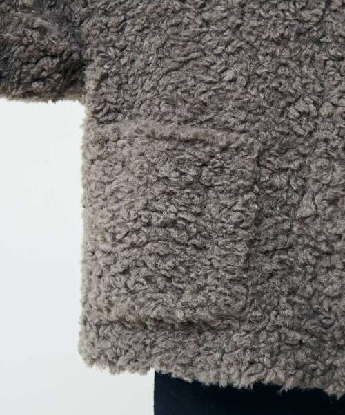 jakke（ジャッキー）の「jakke/J2313 DAPHNE COAT（ブルゾン・レディース・グレー/ライトベージュ・S）」の20枚目の写真