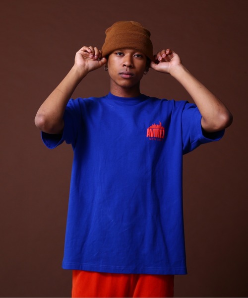 AVIREX(アヴィレックス)の「NEWYORK CITY SCAPE SHORT SLEEVE T-SHIRT / ニューヨークシティ エスケープ Tシャツ / AVIREX / アヴィレックス(Tシャツ/カットソー・メンズ・ブラウン/ホワイト/ブルー/ブラック・2XL/L/M/XL)」の17枚目の写真