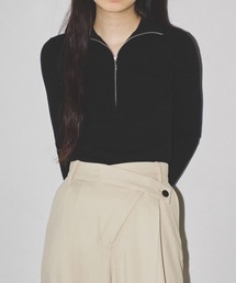 TODAYFUL | 【TODAYFUL/トゥデイフル】ハーフジップリブニット(ニット/セーター)