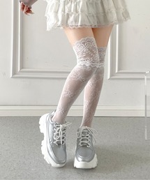 Shoes in Closet（シューズインクローゼット）の「【人気カラー再入荷中】☆かわいく盛れる 軽量 厚底 ボリュームソール  ファスナーつき　ミッドカット スニーカー 1929（スニーカー）」